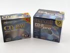 Maxell CD~R Pro 700MB 80min Blank 10~Pack Sealed and Memorex CD-RW 5-Pack Sealed