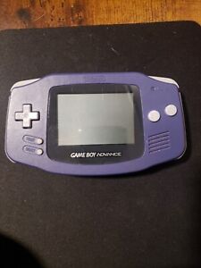 New ListingNintendo Game Boy Advance Handheld System - Indigo Purple - AGB-001 - Tested!