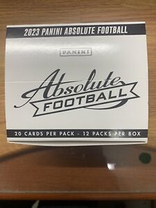2023 Panini Absolute Football Fat Pack Cello Pack Box 12 Packs -STROUD?