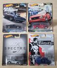 Hot Wheels Premium Lot Of 4. Fast And Furious, Lightning, Punisher, 007