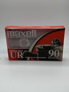 Maxell UR-90 Normal-Bias Cassette Tapes Singles Tape (108510)