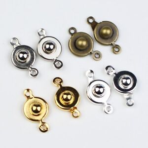 20pcs/lot Trailer Hitch Type Snap Fastener Connector Clasps for Jewelry Making