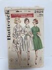 Butterick 2626 Vintage Sewing Pattern 1950s Misses Dress Proportioned Shirtwaist