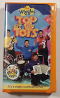 The Wiggles Top of the Tots VHS Video Tape 2521  Orange Clamshell Kids TV show