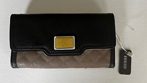 Guess Wallet Taupe And Black