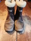 The North Face Woman’s Size 8.5 Primaloft Waterproof Snow Boots Faux Fur trim