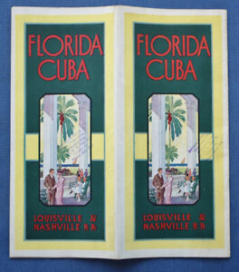 New ListingLouisville & Nashville Railroad 1925 Florida Cuba -L&N -EXC