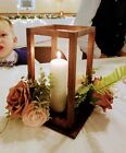 Wooden wedding lantern centerpiece 