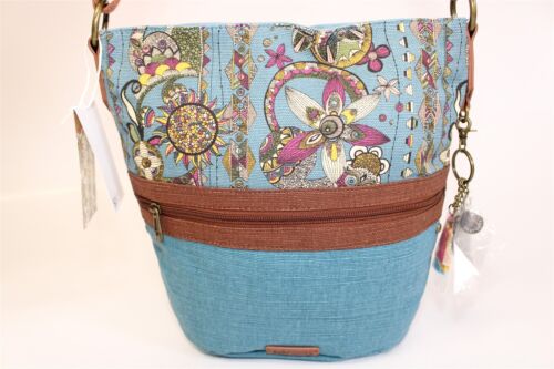 Sakroots Artist Circle Lagoon Womens Shoulder Handbag Style 107223 Purse NEW