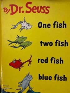 One Fish Two Fish Red Fish Blue Fish By Dr. Seuss First Edition RARE