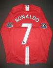 2007-2008 Nike Manchester United Cristiano Ronaldo Home Long Sleeve Jersey Kit