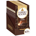 Ferrero Rocher Premium Dark Chocolate Hazelnut Bars, 8 Pack, Valentine's Day Cho