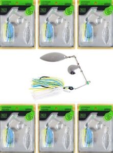 (6) Googan Squad 3/8 Oz. Zinger Spinnerbaits Sexy Shad Brand New In Pack