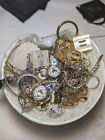 Junk Drawer Jewelry Trinket Box Lot/Murano Glass/