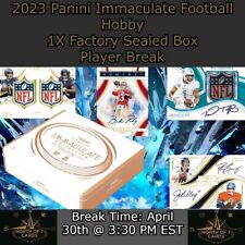Zay Flowers 2023 Panini Immaculate Football Hobby 1X Box Player BREAK #14