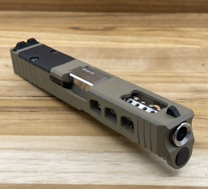 Glock 19 19X Complete FDE Slide GEN5 RMR Sights Lightning PORTED Polish Barrel