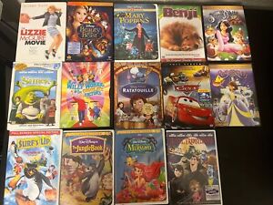 LOT OF 14 VARIOUS DVD MOVIES INCLUDING DISNEY FAMILY AND KIDS