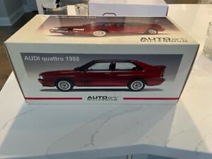 Autoart 1/18 Audi Quattro Red Millenium edition rare brand new in box! LWB