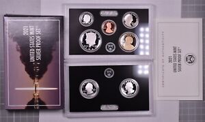 2021-S U.S. Mint Silver Proof 7 Coin Set With Box & COA