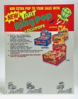 Vintage 1989 Topps TART RING POP LOLLIPOPS Candy DEALER SELL SHEET