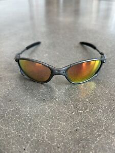 Oakey Sunglasses Vtg Y2K Matrix Polarized Mirror Reflective Cycling Biking Read