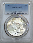1923 Peace Silver Dollar PCGS MS62 Original White Great Luster PQ #H851H