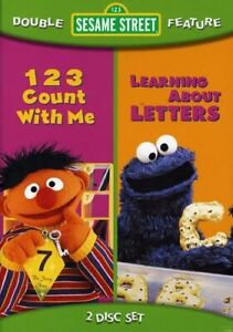 Sesame Street Double Feature: 123 Count with Me / Learning About Letters [DV...