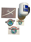 Northrop Grumman Coffee Mug Global Hawk Drone Lot Post Card Patch Stickers USAF