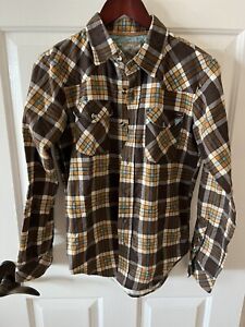 Plaid men’s Shirt size XS browns toddland brand