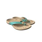 Vionic Hilda Teal Turquoise Thong Flip Flops Sandals Size 9
