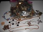 Estate Junk Drawer Jewelry Lot Mixed Earrings Sterling Silver 925 Necklace  A17