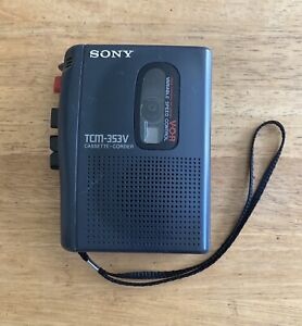 Sony Walkman TCM-353V Cassette Tape Player & Recorder - Tested