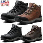 Men's Waterproof Hiking Boots Outdoor Military Tactical Boots Leather Work Boots