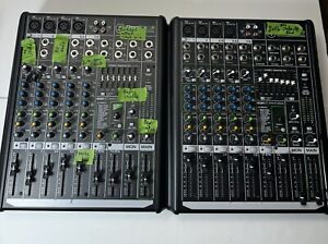 2X - Mackie PROFX8V2 8-Channel Professional Effects Mixer FOR PARTS Please Read