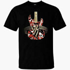 Van Halen Guitar Concert Black Short Sleeve T-Shirt E4003B7