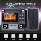MOOER GE100 Guitar Multi-Effects Processor Pedal Loop Recording LCD Display D3H9