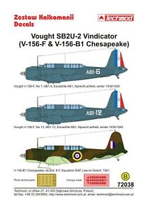 SB2U-2 Vindicator/V-156 Chesapeake (RAF & ARMEE DE LAIR/FRENCH AF)#72038 TECHMOD