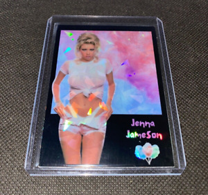 Jenna Jameson Cotton Candy Sexy Refractor Card in toploader rc