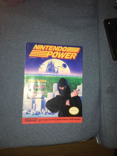 Nintendo Power Magazine 1989 # 5 NES Ninja Gaiden Complete w Poster