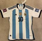 Lionel Messi Argentina World Cup 2022 Jersey (Winners Badge + Printed Signature)