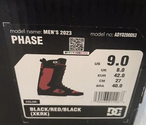 DC Phase Snowboard Boots 2023 Mens Size 9 New