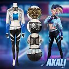 League of Legends Akali KDA Cosplay Costume Uniform Halloween Full Set Outfit