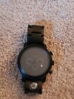 Fossil Big Black Men’s Watch With Compass