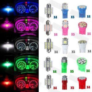 LED Lights Interior Package Kit For Car Dome License Plate Lamp Bulb Decoration (For: More than one vehicle)