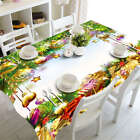 Light Decoration 3D Tablecloth Table cover Cloth Rectangle Wedding Party Banquet