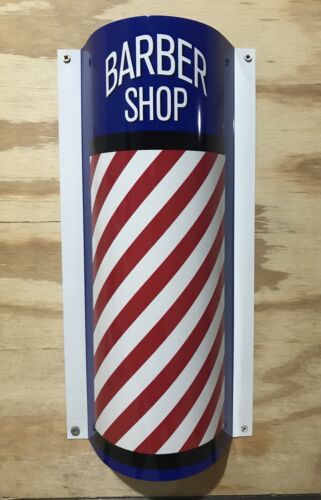 Barber Shop Vintage Style Beautiful Curved metal sign WOW!!!!