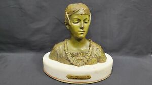 New ListingAntique French Bronze Sculpture, Grande Dame Patricienne by Grange Colombo