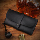 Portable Leather Tobacco Pipe Pouch Storage Bag Holder Pocket Smoking Case Tool