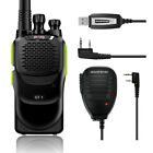 Baofeng GT-1 420-450MHz 5W FM 2-way Ham Radio Walkie Talkie + Speaker + Cable US