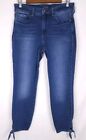 NYDJ Not Your Daughters Blue Denim Ami Skinny Ankle Liftxtuck Jeans - Size 10
